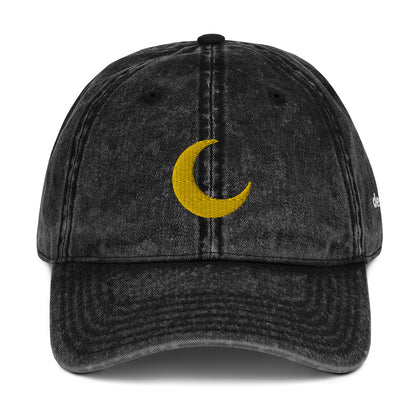 Crescent Moon // cuddles [detoxify] Washed-Out Vintage Cap